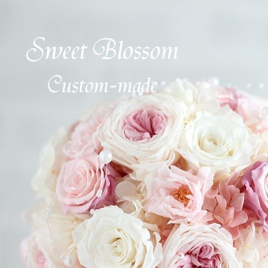 【アーティフィシャルフラワー】K様オーダーメイドのクラッチブーケ